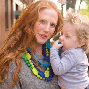 2 Chewbead Necklaces, Turquoise and Black